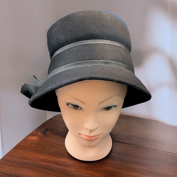 🌺Vintage Neco Wool Cloche Hat - Picture 6 of 10